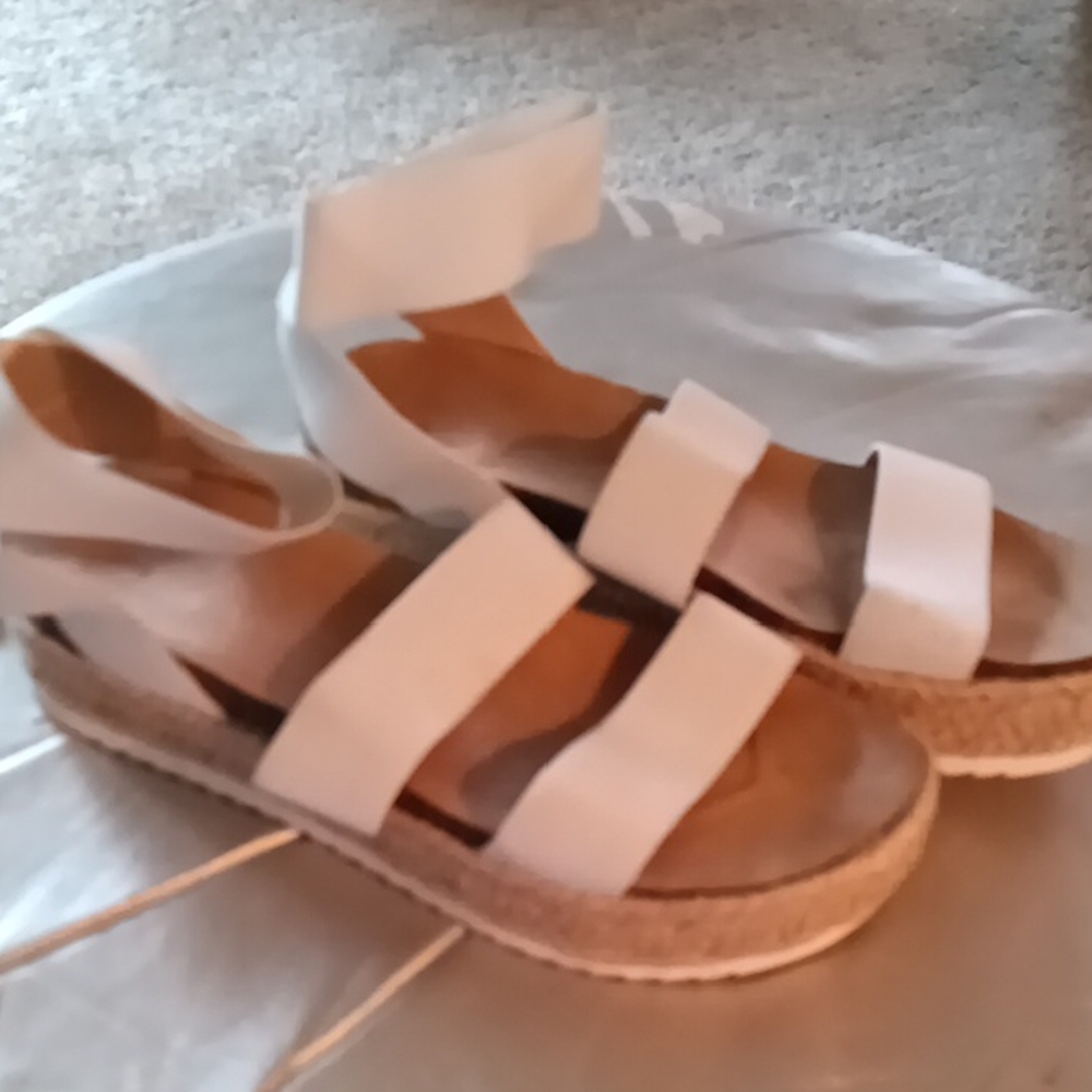 White Espadrille Sandals
